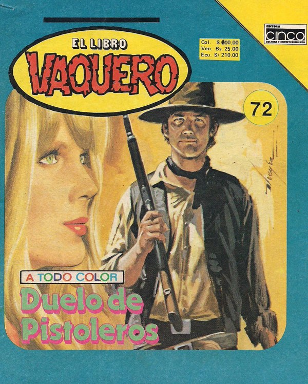 Portada de El Libro Vaquero: Duelo de pistoleros